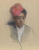 DER LAAN Cornelis Jan van 1902-1983,Portrait of a boy,1928,Aspire Auction US 2013-02-16