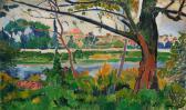 DERAIN Andre 1880-1954,Bords de Seine à Chatou,1904,Sotheby's GB 2022-11-14