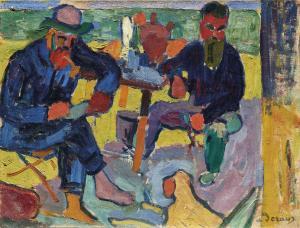DERAIN Andre 1880-1954,Matisse et Terrus,1905,Christie's GB 2024-04-09