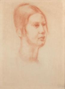 DERAIN Andre 1880-1954,Portrait de femme,Aguttes FR 2017-06-12