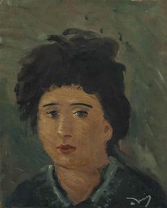 DERAIN Andre 1880-1954,Portrait de femme,1935-1939,Christie's GB 2017-03-24