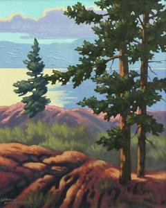 DERBYSHIRE GORDON 1961,Lake Okanagan,Lando Art Auction CA 2017-05-07