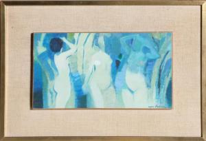 DERIEUX Roger 1922-2015,THREE NUDES,1960,Ro Gallery US 2023-08-11