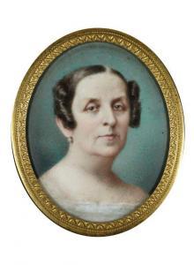 DEROCHE MATHIEU 1866-1904,Retrato de dama,Alcala ES 2020-07-08