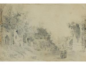 DEROY Laurent 1797-1886,ARCHITEKTUR-CAPRICCIO,Hampel DE 2018-07-04