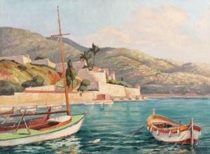 DERULLE Marcel 1902-1981,Peisaj mediteranean,Artmark RO 2018-05-23