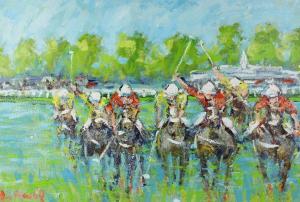 DES MURRIE,Polo Match,Gormleys Art Auctions GB 2023-09-26