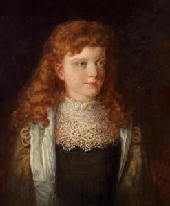 DESANGES Louis William 1822-1887,Portrait of a young girl,1893,Bonhams GB 2021-07-14