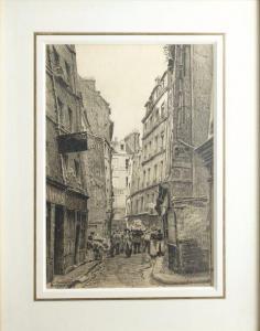 DESBOIS Pierre Francois Alix 1873-1939,Rue Beaubourg,1913,Mercier & Cie FR 2019-10-06