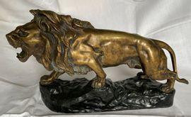 DESCAMPS SABOURET Louise Cecile 1855-1879,Lion rugissant,19th century,Pescheteau-Badin FR 2021-07-09