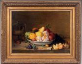 DESCAMPS SABOURET Louise Cecile 1855-1879,Nature-morte aux fruits et bouquets de ,Beaussant-Lefèvre 2014-06-18