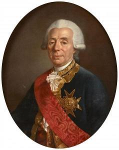 DESCARSIN Rémi Furcy 1700-1800,Portrait de Charles René Fou,Artcurial | Briest - Poulain - F. Tajan 2022-02-15
