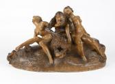 DESCATOIRE Alexandre 1874-1949,Faun and two nymphs,John Moran Auctioneers US 2014-11-18