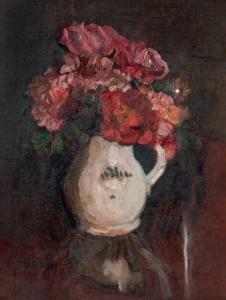 DESCH Auguste Theodore 1877-1924,Nature morte au bouquet,Binoche et Giquello FR 2021-06-25