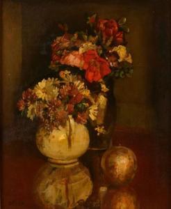 DESCH Auguste Theodore,Nature morte avec vase de fleurs,Boscher-Studer-Fromentin 2016-06-29