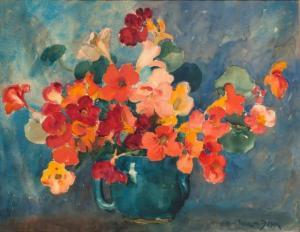 DESCH Frank H 1873-1934,Still Life with Flowers,William Doyle US 2019-08-07