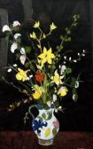 DESCHAMPS H,Flowers in a jug, still life,1957,Fieldings Auctioneers Limited GB 2011-07-23