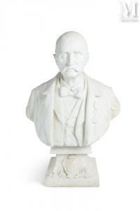 DESCHAMPS Leon Julien 1860-1928,Buste de Victor Auguste Poulain : fondateur de la,Millon & Associés 2023-10-11