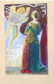 DESCHLER Émile 1910-1991,La Vision De LAnge,1930,Bertolami Fine Arts IT 2021-04-29