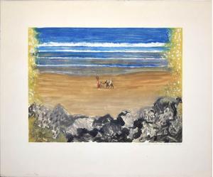 DESCHLER Émile 1910-1991,Le Retour par la Plage (Tunisie),Bertolami Fine Arts IT 2021-04-29