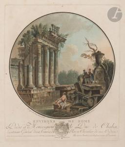 DESCOURTIS Charles Melchior 1753-1820,Environs de Rome,Ader FR 2023-11-29