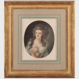 DESCOURTIS Charles Melchior 1753-1820,Portrait of Frederique-Sophie-Whilhelmine, Pr,Stair Galleries 2023-05-25