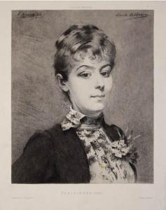 DESMOULIN FERNAND 1853-1914,Pariesienne,1886,Bertolami Fine Arts IT 2021-04-29