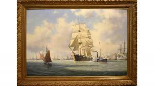 DESOUTTER Roger Charles 1923,The Sailing Ship "Asta" and the Steam Tug "Rel,Anderson & Garland 2023-07-19