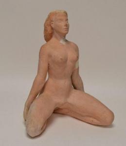 desprat podrovzkova Francoise,Femme nu accroupie, jambes écartées,1998,Gautier-Goxe-Belaisch, Enghien Hotel des ventes 2020-05-14