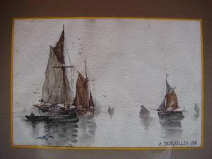 DESRUELLES A,Bateau de pêche,1918,Alliance Encheres FR 2008-08-11