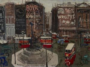 DESSAU Paul Lucien 1909-1999,Piccadilly Circus, Londres,1954,Rosebery's GB 2023-06-06