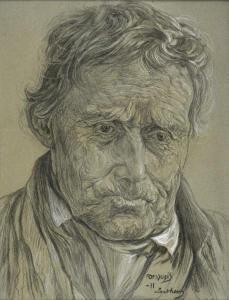 DESSENIS Alphonse 1874-1952,Portrait d\’un vieil homme,1911,Etienne de Baecque FR 2020-06-30