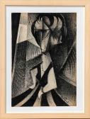 DESSERPRIT Roger,Composition cubiste (Femme en buste),1945,Cannes encheres, Appay-Debussy 2022-07-09