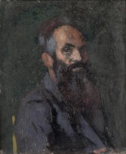 DESSOUSLAVY Georges 1898-1952,Etude d'un portrait d'homme,Dogny Auction CH 2018-12-04