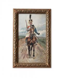 DETAILLE Charles Jean Bapt 1852-1894,Militaire à cheval,Pescheteau-Badin FR 2023-02-17