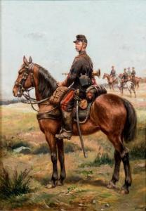 DETAILLE Edouard Jean Baptiste 1848-1912,Portrait d'un soldat trompette de l'ar,Binoche et Giquello 2018-06-06
