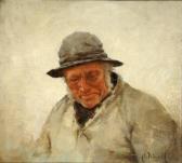 DETHOLD Henry Edward 1854-1924,A NEWLYN FISHERMAN,Mellors & Kirk GB 2010-11-25