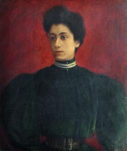 DETRO Alexander 1873,Ritratto femminile,1895,Vincent Casa d'Aste IT 2024-03-23
