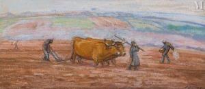 DETROY Leon 1859-1955,Scène paysanne dans la vallée de la Creuse,Millon & Associés FR 2024-01-25