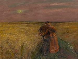 DETTMANN Ludwig 1865-1944,Couple in Landscape,c.1910,Auctionata DE 2017-01-16
