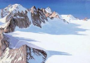 DEUIL HENRI 1943,« Aiguilles Dorées - Plateau du Trient - Chamonix »,2010,Blanchet FR 2011-03-11