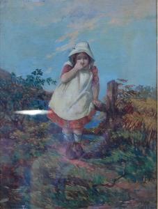 Deukul Walter,Girl by the stile,1863,Lacy Scott & Knight GB 2019-09-14