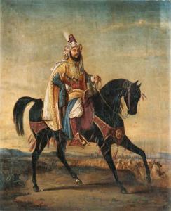 DEURER Ludwig 1806-1847,The Turkish Rider,1842,Christie's GB 1999-06-17