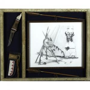 DEUTER CAT 1900-1900,A Warrior Rest,1983,Rago Arts and Auction Center US 2012-09-15