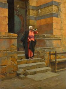 DEUTSCH Ludwig 1855-1935,Before the Mosque,Sotheby's GB 2022-10-25