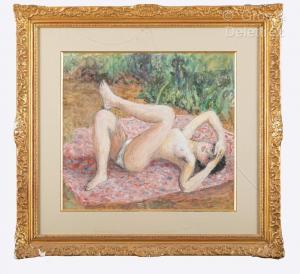 DEVAL Pierre 1897-1993,Femme nue dans le jardin,Gros-Delettrez FR 2023-10-02