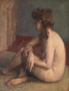 DEVAS Anthony 1911-1958,THE ARTIST'S MUSE, STUDY OF A FEMALE NUDE,Dreweatts GB 2023-07-11
