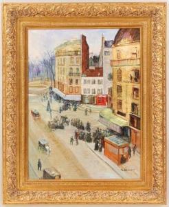 DEVEAU JACQUES 1937,Paris street scene (bird's eye view),South Bay US 2022-09-17