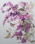 DEVEREUX Jenny 1945,Lilac and Butterflies,The Cotswold Auction Company GB 2022-08-09