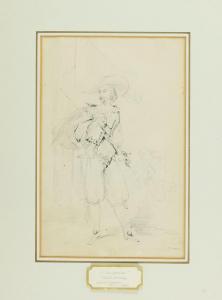 DEVERIA Eugene 1808-1865,Il cavaliere,Fabiani Arte IT 2023-05-13